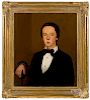 Attr. William Kennedy (American 1817-1871) portrait