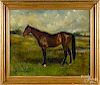 Gustave Muss-Arnolt (American 1858-1927) horse portrait