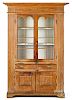 New Jersey or New York Federal pine bookcase