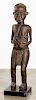 Carved African figure of a woman