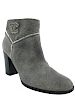 Chanel Leather CC Shearling Ankle Bootie Size 7