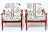 Finn Juhl 'Spade' Mid-Century Lounge Chairs, Pair