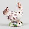 Chelsea Porcelain Model of a Hen
