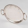 Hungarian Silver Two Handled Tray
