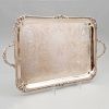 Edward VII Silver Two Handled Tray