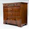 Danish Neoclassical Gilt-Metal-Mounted Mahogany and Ebonized Chest of Drawers