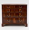 George III Mahogany and Goncalo Alves Chest of Drawers