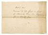 Alexander Hamilton signed document, dated Dec. 8, 1801, inscribed Warrant no. 92