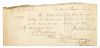 City of New York receipt, dated Jan. 20, 1805, inscribed To Daniel Phoenix - treasurer