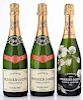 Three Bottles Perrier-Jouët Champagne Brut