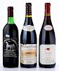 Three Vintage Red Wines, Bordeaux, Rhône, and Burgundy