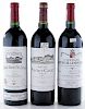 Three Vintage French Bordeaux, Pauillac, Pomerol