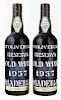 Two Bottles Fine 1957 D'Oliveira Old Wine Reserva Madeira
