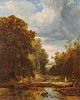 JOHN FREDERICK KENSETT, (American, 1816-1872), River Landscape, 1845, oil on canvas, 21 x 17 in., frame: 24 1/2 x 20 1/2 in.