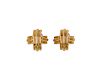 TIFFANY & CO. 18K Gold "X Collection" Earrings