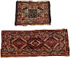 Two Veramin Bags, Persia, early 20th century; 3 ft. 2 in. x 1 ft. 1 in. and 1 ft. 6 in. x 1 ft.
