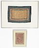 2 Framed Antique Chinese Silk Textiles