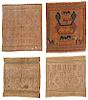 4 Old/Antique Indonesian Ships Cloths