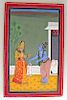 Late 19th./Early 20th C. Miniature Indian Painting, Rajasthan