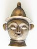  19th C. Brass Shiva Mask from Maharashtra or Karnataka, India