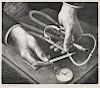 Grant Wood (American, 1891-1942)  Family Doctor
