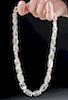 Chavin Quartz Crystal Bead Necklace