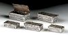 Lot of 5 Sican Lambayeque Silver Boxes - 53.1 g - Rare!