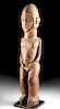 Early 20th C. Lobi Wooden Figure - Bateba Phuwe