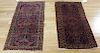 2 Antique and Finely Hand Woven Area Rugs.