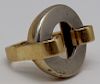 JEWELRY. Signed Modernist 18kt Gold Ring.