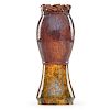 GEORGE OHR Tall ruffled vase