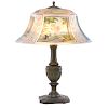 PAIRPOINT Table lamp with four seasons