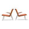 PETER HVIDT; NIELSEN Boomerang lounge chairs