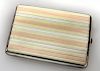 French 18K gold and silver cigarette case