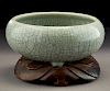 Chinese Qing Ge style celadon porcelain