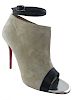 Christian Louboutin Diptic 100 Suede Ankle Boots Size 7.5