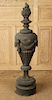 LARGE FRENCH COPPER FLAME FINIAL ELEMENT C.1900