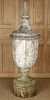 LARGE 19TH CENTURY TURNED WOOD URN FORM FINIAL
