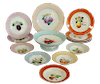 Paris Porcelain Service with Various Fruit 