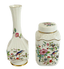 Aynsley Ceramic 'Pembroke' Vase & Potpourri Jar