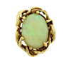 Fourteen Karat Opal Ring