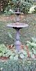 Cast Iron Two Tiered Pedestal Fountain