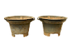 Two Cast Iron Vessel Pots