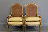 Pair of Louis XVI Style Cane Backed Chairs