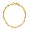 An 18 Karat Yellow Gold and Diamond 'Escargot' Necklace, Doris Panos, Circa 2000, 24.20 dwts.