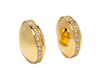 A Pair of 18 Karat Yellow Gold and Diamond Earrings, Susan Berman, 12.20 dwts.