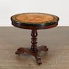 William IV center table with Scagliola top
