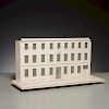 Large French plaster architectural model