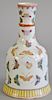 Chinese porcelain butterfly vase with blue seal mark on bottom. ht. 8 1/4 in.