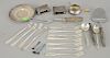 Sterling silver lot including forks, etc. 15.1 troy ounces plus weighted items